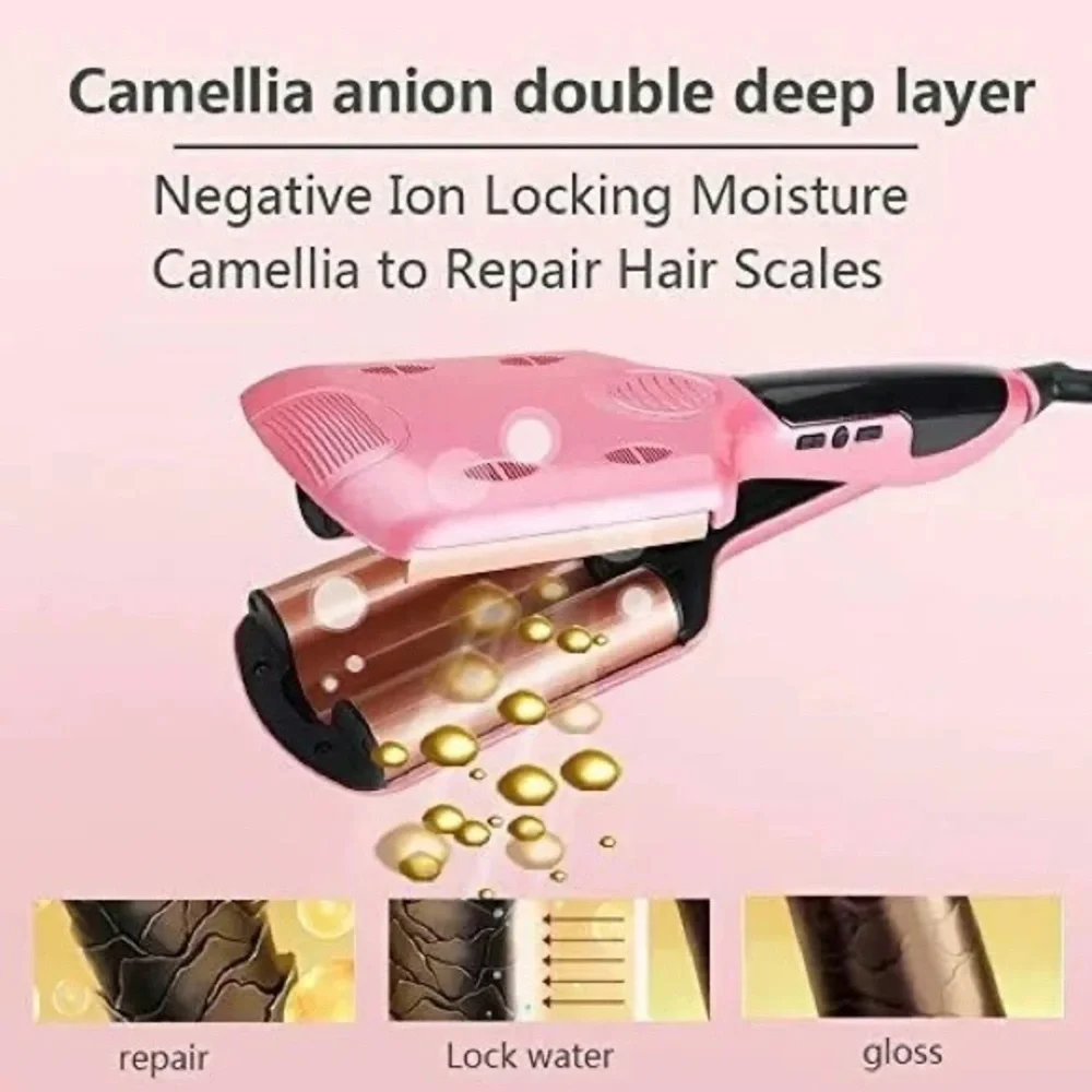 Beachy Hair Waver New LCD Display